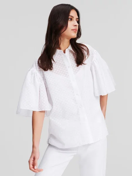 Блуза Karl Lagerfeld біла