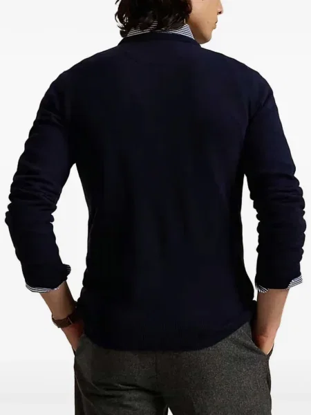 Șosete Polo Ralph Lauren tricotate cu nervuri cu două rânduri de nasturi portocaliu