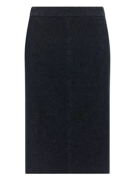 Fustă din denim Tom Ford până la genunchi albastru