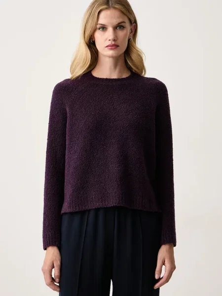 BOSS pulover pentru femei cu lână Febisana violet