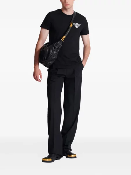 Tricou Balmain cu imagine negru
