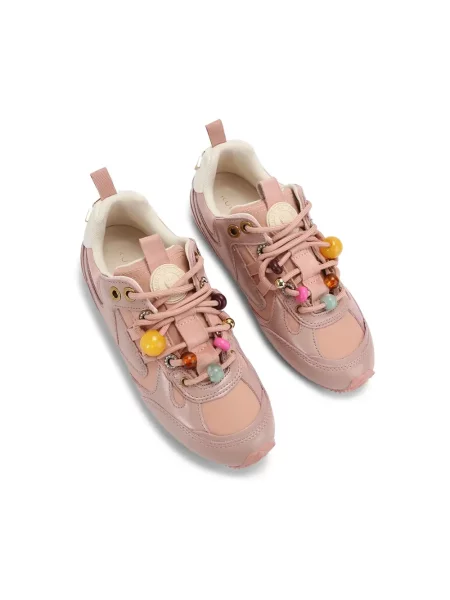 Sneakersy Kurt Geiger skórzane różowe