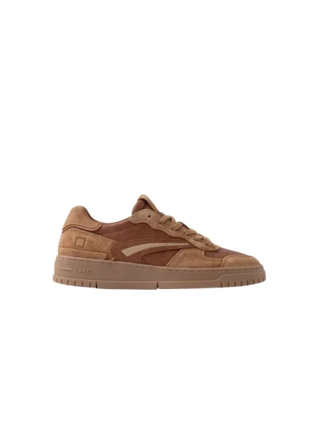 Sneakersy D.a.t.e. brązowe