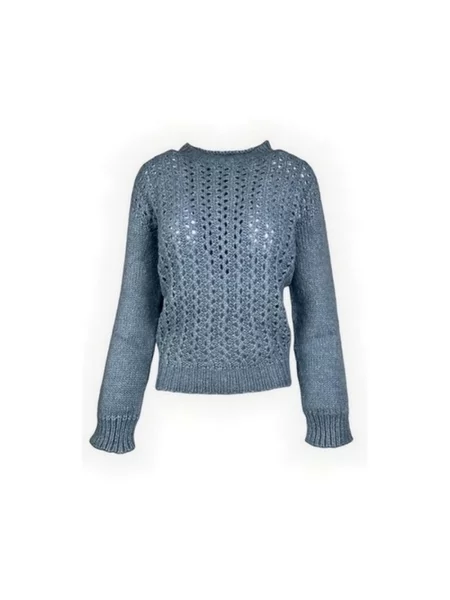Sweter Dondup wełniany niebieski
