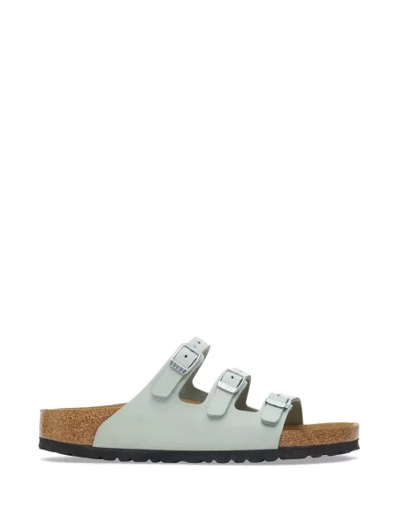 Sandale Birkenstock cu cataramă verde