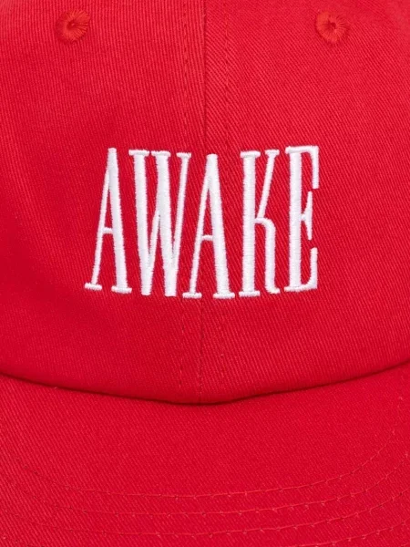 Кепка Awake Ny с аппликацией красная