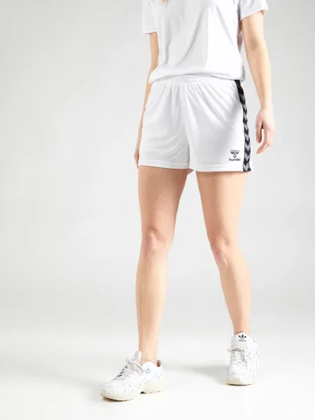 Hummel Pantaloni sport Authentic gri / negru alb