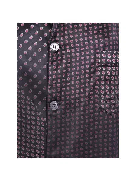 Szal Maison Margiela z wzorem paisley czarna