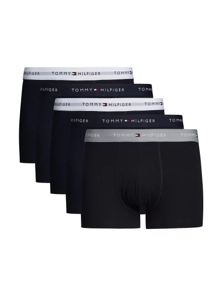 Tommy Hilfiger Underwear Bokserice mornarsko plava / siva / crvena / bijela crna