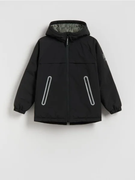 Reserved Geacă căptușită negru