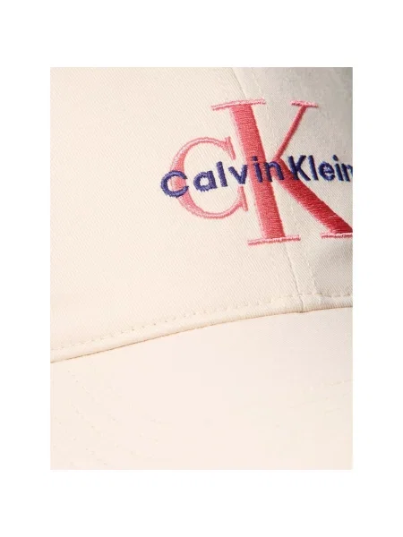 Șapcă Calvin Klein Jeans cu broderie alb