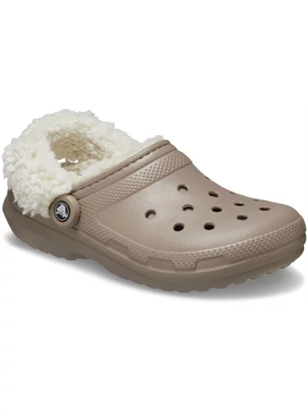 Crocs papuče za žene Classic Fleece Lined Clog smeđa