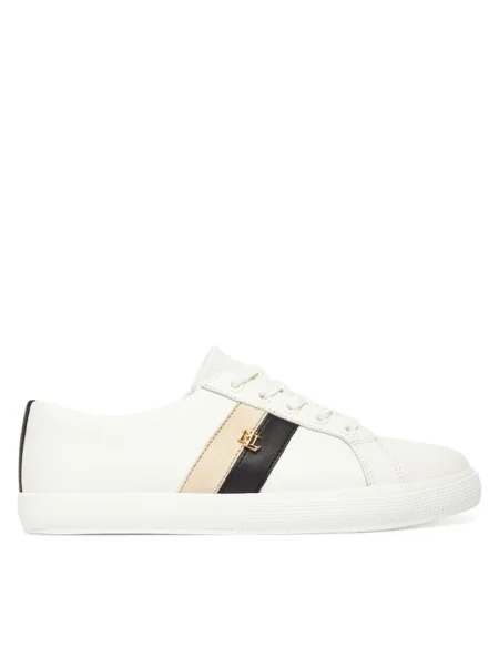 LAUREN RALPH LAUREN Sneakersy Janson II biela