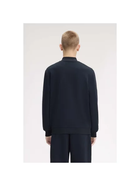Geacă Fred Perry cu dungi alergare albastru