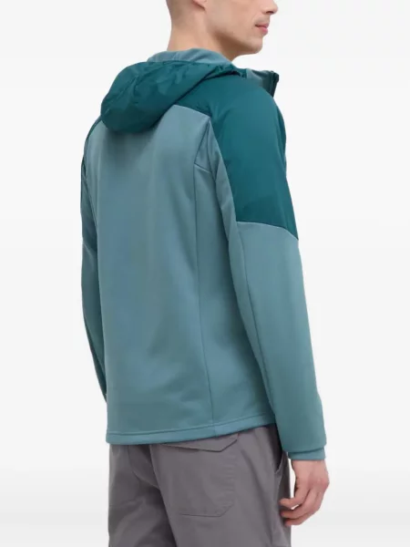 Geacă Jack Wolfskin cu glugă albastru