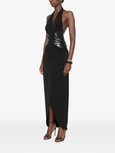 Rochie The Andamane cu gât halter negru