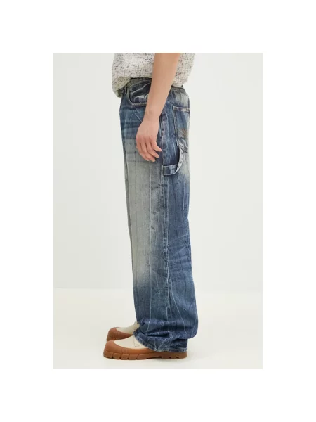 Jeansy Martine Rose casual niebieskie