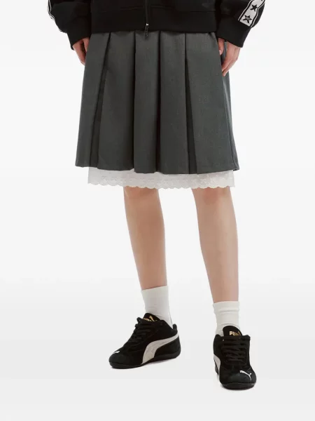 Fusta mini Mini Cream gri