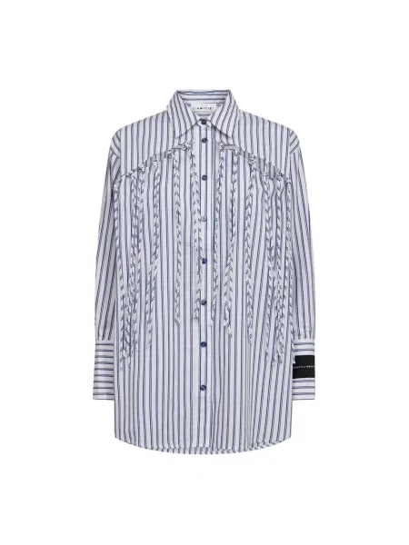 Wielobarwność koszula Haute L'amitié z kokardką