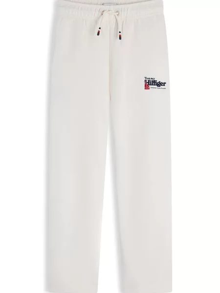 Tommy Hilfiger donji dio trenirke za djecu od pamuka bijela