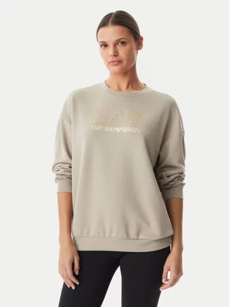 Mikina Emporio Armani béžová