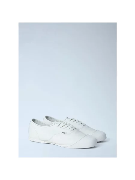 Sneakersy Vans Authentic skórzane białe