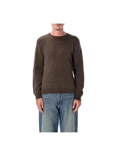 Sweter Roberto Collina brązowy