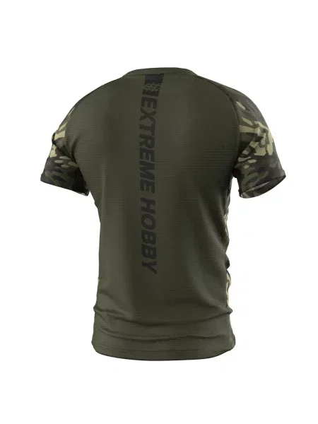 Koszulka Sportowa Techniczna EXTREME HOBBY JUNGLE PANTHER zielona