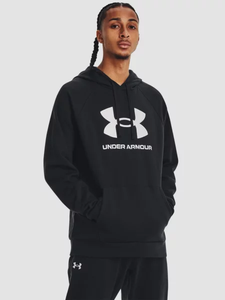 Флисовое худи Under Armour черное