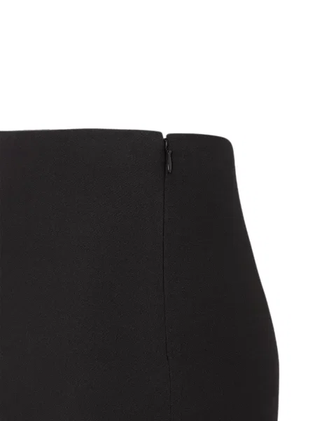 Fustă midi Fendi în linie A negru