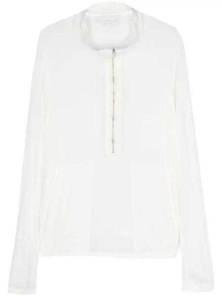 Половин цип суитчър Ranra от модал бяло