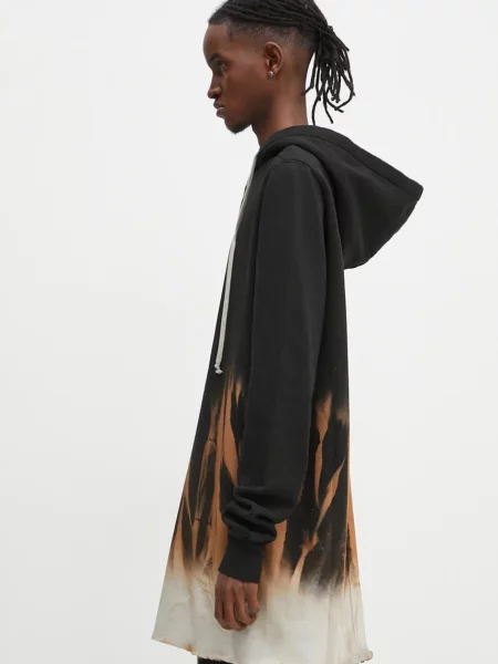 Свитер Rick Owens с капюшоном черный