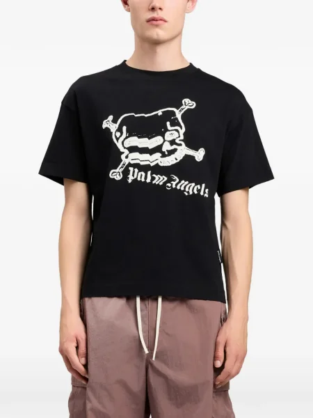 Grafic tricou Palm Angels negru