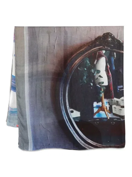 Szal Talking Walls brązowa