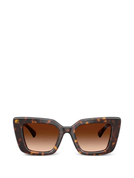 Γυαλιά ηλίου Burberry Eyewear με αυτόγραφο καφέ