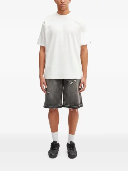 Kerek nyakú póló Aape By *a Bathing Ape® autogrammal fehér