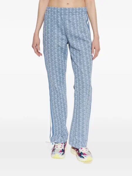 Pantaloni Lacoste alergare albastru