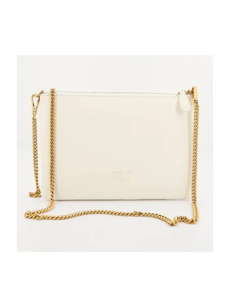 PINKO Geantă Flat Classic PE 23 PCPL Écru alb