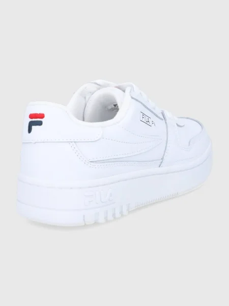 Kožené tenisky Fila bílé