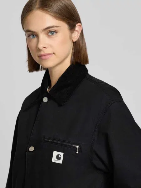 Carhartt WIP kurtka jeansowa W Webster Coat przejściowa czarny
