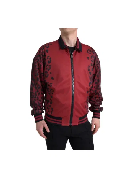 Kurtka bomber Dolce And Gabbana czerwony