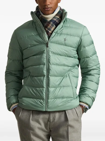 Dlouhá pruhovaná s límcem kšiltovka Polo Ralph Lauren modrá