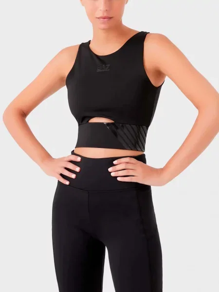 Спортивный топ Ea7 черный