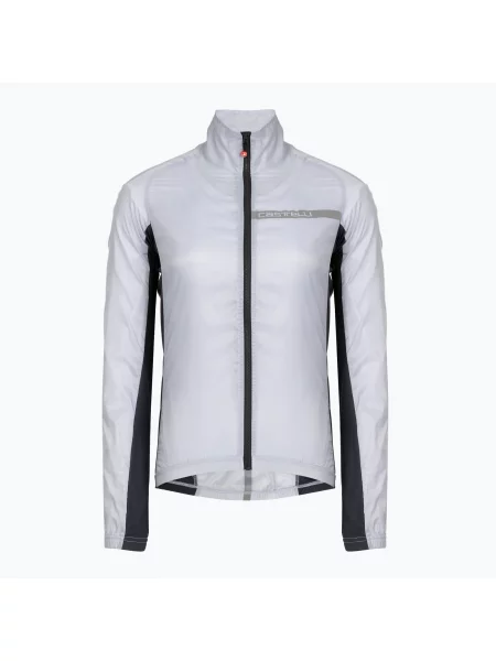 Geacă de ciclism pentru femei Castelli Squadra Stretch silver gray/dark gray