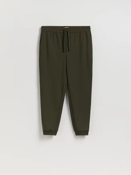 Reserved Спортивні штани regular fit коричневувато-зелений зелені