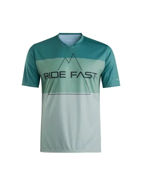 Koszulka rowerowa HILLS Ride Fast zielona