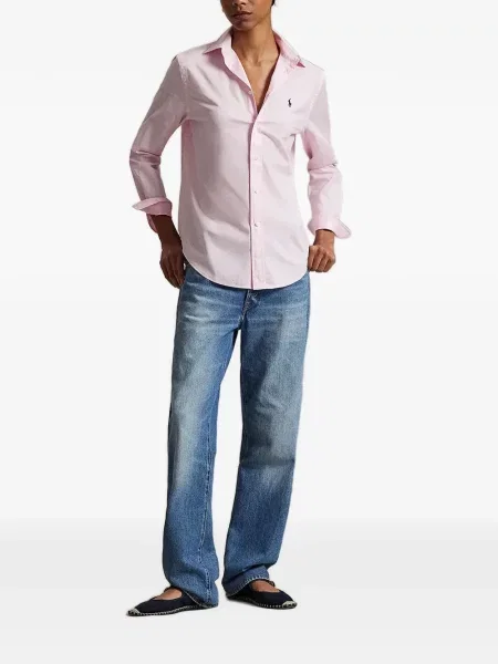 Curea Polo Ralph Lauren cu broderie din fleece cu șireturi albastru