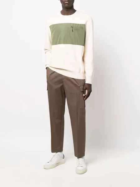 Dlouhé boxerky Polo Ralph Lauren s potiskem s kulatým výstřihem modré