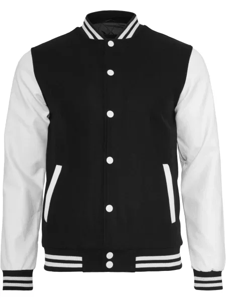 Кожено яке Urban Classics черно