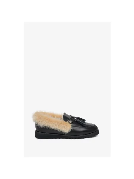 Утепленные туфли Estro черные